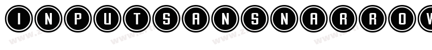 InputSansNarrow Ligh字体转换